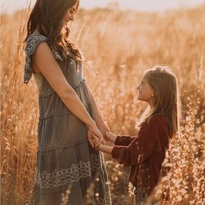 Knox Rose Dusty Blue Dress